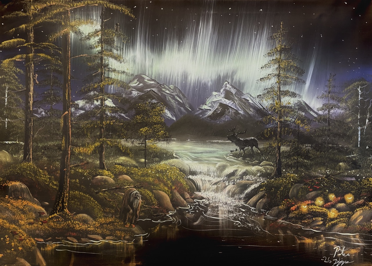 Painting 9 by Art Hjerpe
